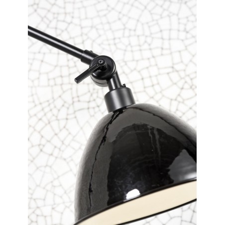 Tischlampe Amsterdam mit emailliertem Lampenschirm