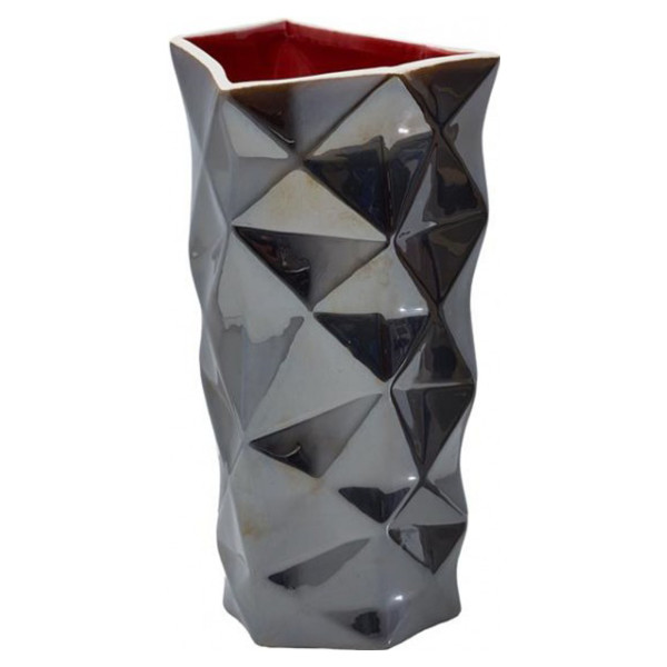 Vase mit geometrischem...