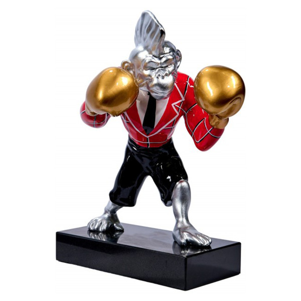Skulptur Stylischer Boxer