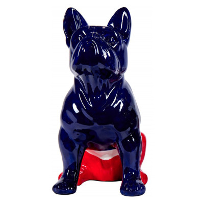 Skulptur Die Patrioten: Die sitzende Bulldogge