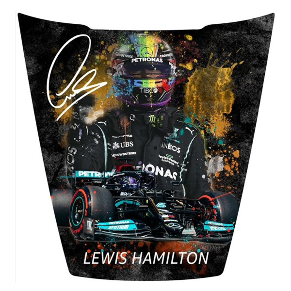 Lewis Hamilton F1-Motorhaube