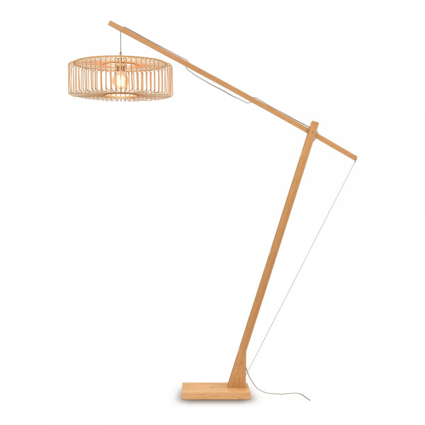 Bromo XL vloerlamp in bamboe