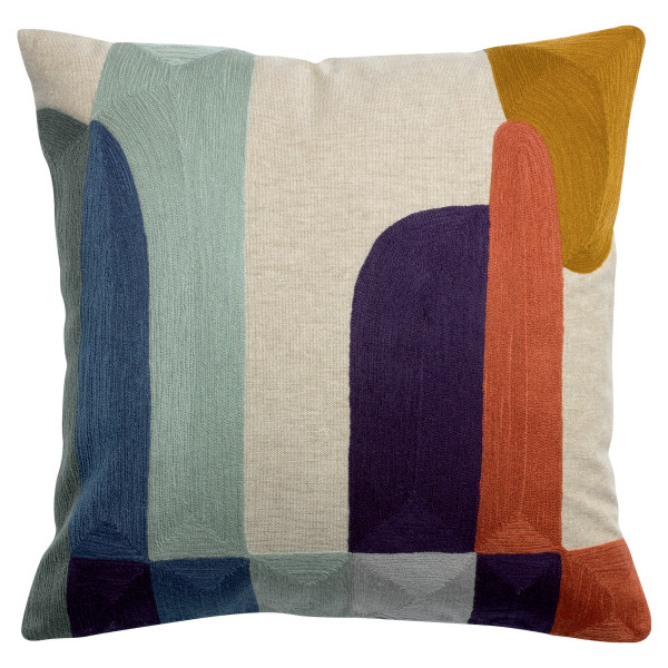 Coussin Janis brodé