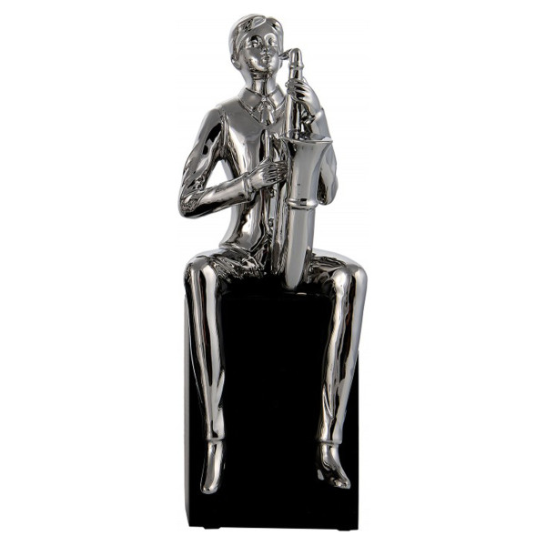Sculptuur De saxofonist