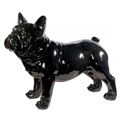 Staande sculptuur met bulldog uit de Golf