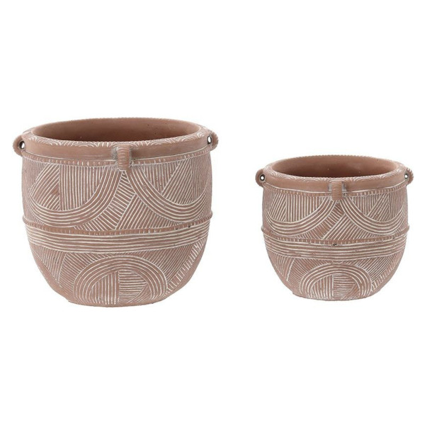 Set van twee Siena potten