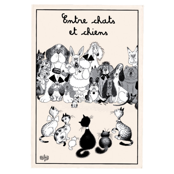 Theedoek Dubout Entre Chats...