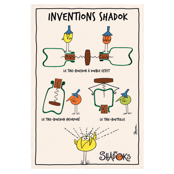 Shadoks Inventions theedoek