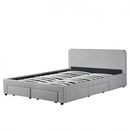 1489D рамка за легло с дясно странично чекмедже и 2 предни чекмеджета
