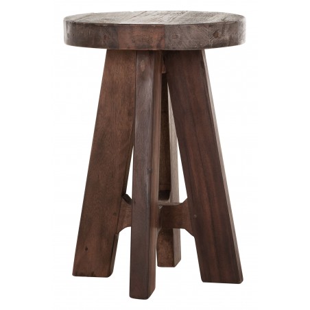 Дървен материал кръг стол