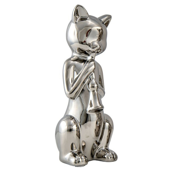 Скулптура Музикантът котка