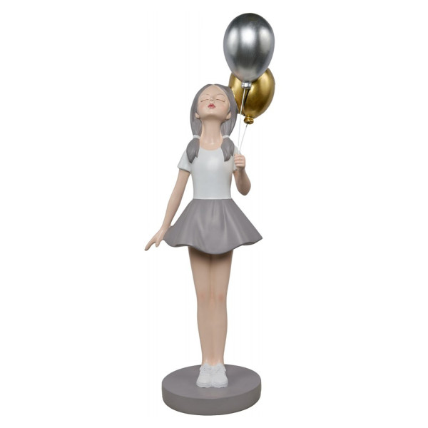 Скулптура момичешки балон