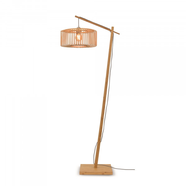 Bromo stojací lampa z bambusu