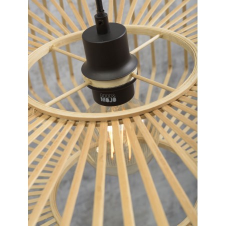 Stojací lampa Bromo z bambusu