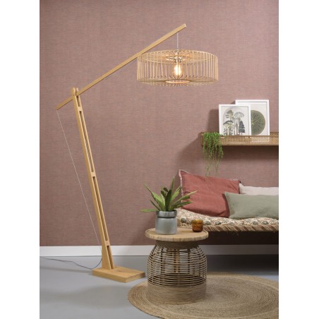 Stojací lampa Bromo XL z bambusu