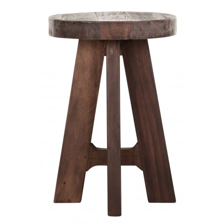 Dřevo kulatá stolička