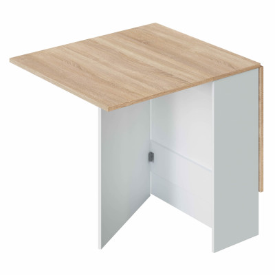Rozkládací pomocný stůl v dubové bílé barvě