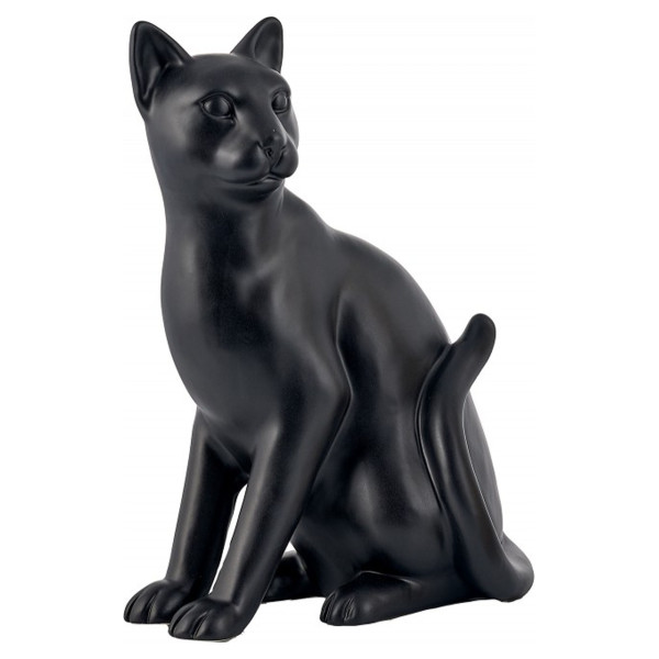 majestátní, kočka, skulptura