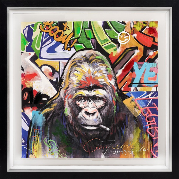 Monkey akrylové plátno