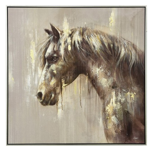 Koně, portrét, malba
