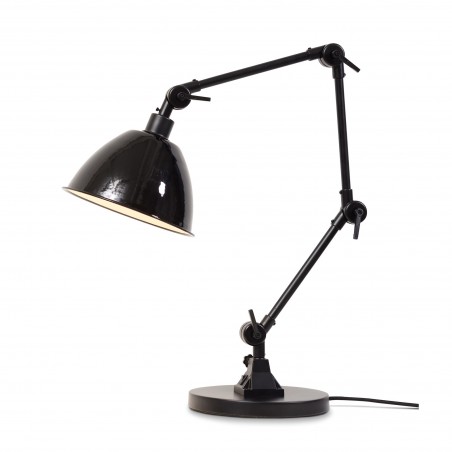 Amsterdamer Tischlampe mit emailliertem Lampenschirm