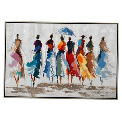 Gemälde „Frau geht spazieren“