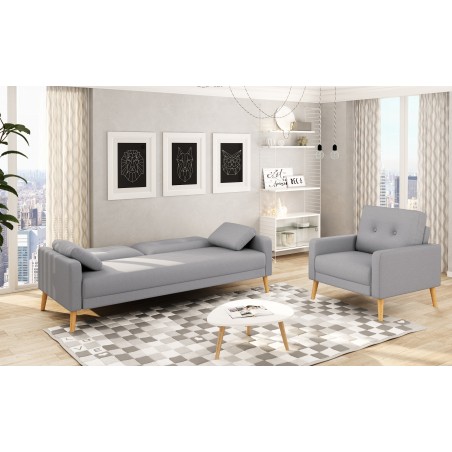 3SCZF 3-personers konvertibel sofa