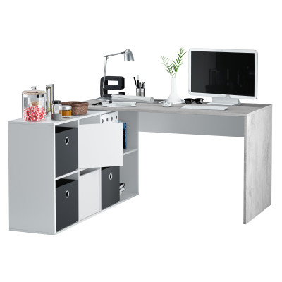 FOBUR4606A skrivebord med multi-position piedestaler