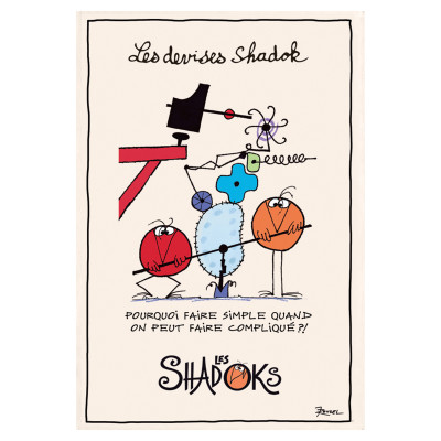 Shadoks viskestykke Hvorfor holde det enkelt