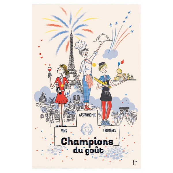 Viskestykke Les Champions...