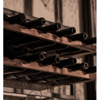 Tüüp E 15 pudeli veini rack
