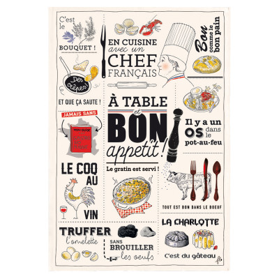 Prantsuse köök köögirätik