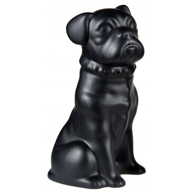 Escultura de perro sentado