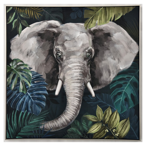 Pintura de retrato de elefante