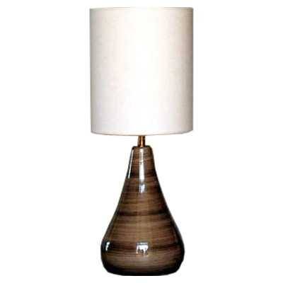 Lámpara de cerámica marrón 11654