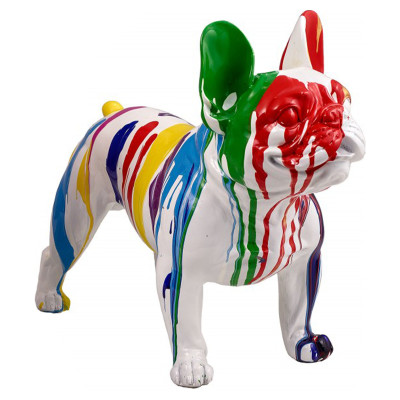 Escultura de bulldog de pie de Tic Tac