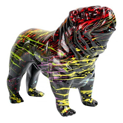 Escultura de bulldog