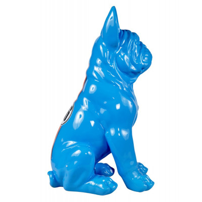 Escultura de bulldog del Golfo sentado