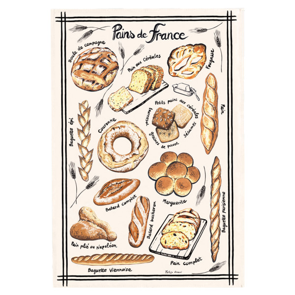Paño de cocina Pains de France