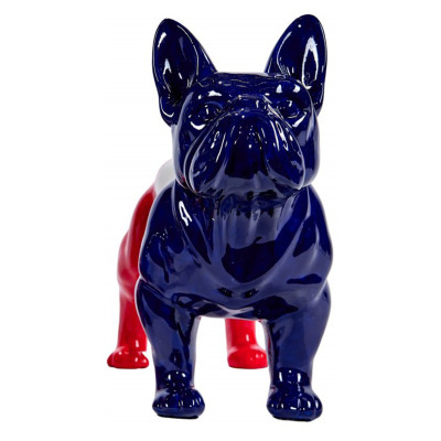 Escultura: Los patriotas, bulldog, stand up