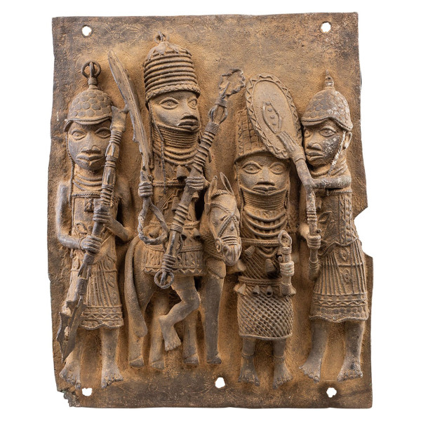 Escultura de panel de Benin