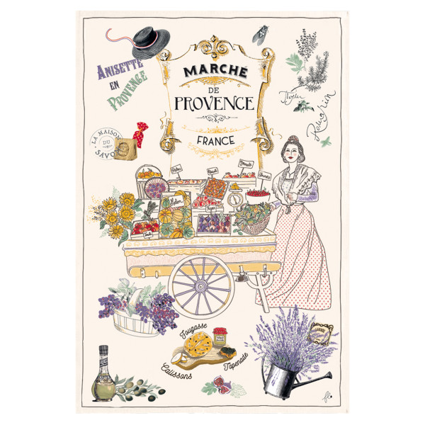 Les Marches de Provence -pyyhe