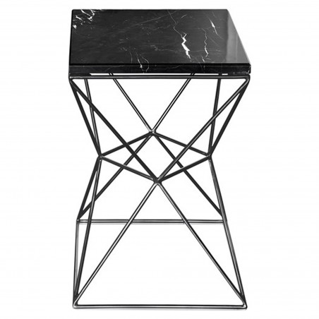 Table d'appoint chrome Jules