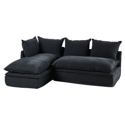 Giani τριθέσιος γωνιακός καναπές
