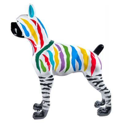 Γλυπτό σκύλου εξωτερικού χώρου Urus zebra