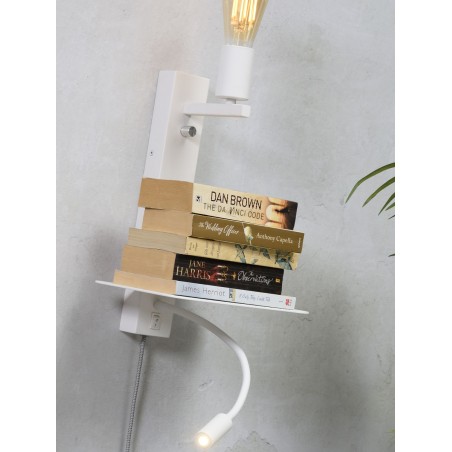 Zidna svjetiljka Florence s lampom za čitanje