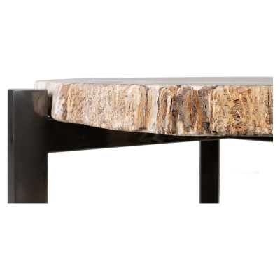 Okamenjeni drveni bočni stol