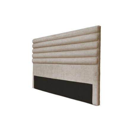 BS403 Headboard with a Curved Fabric Design