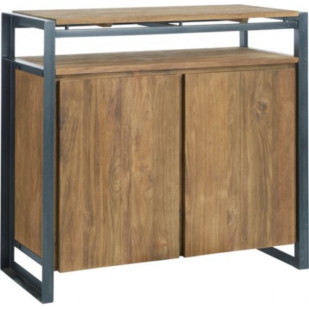 Fendy chest of drawers 2 doors 1 rack