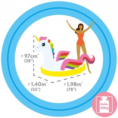 Inflatable Unicorn Float for Kids